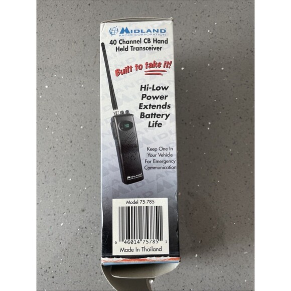 Midland 40 Channel Handheld CB Radio 75-785 - Open Box - Picture 2 of 6